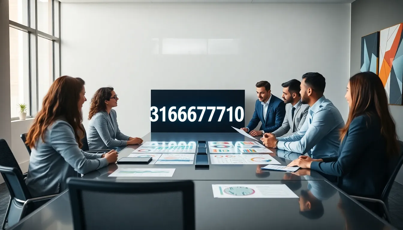 diverse team discussing logistics in a modern office setting.